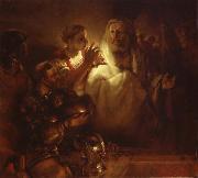 REMBRANDT Harmenszoon van Rijn, St Peter-s Denial